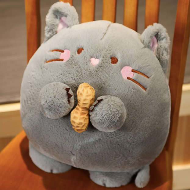 Fat Mouse with Peanut Plushie