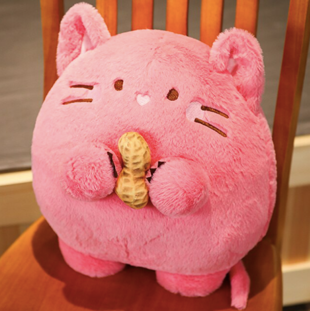 Fat Mouse with Peanut Plushie