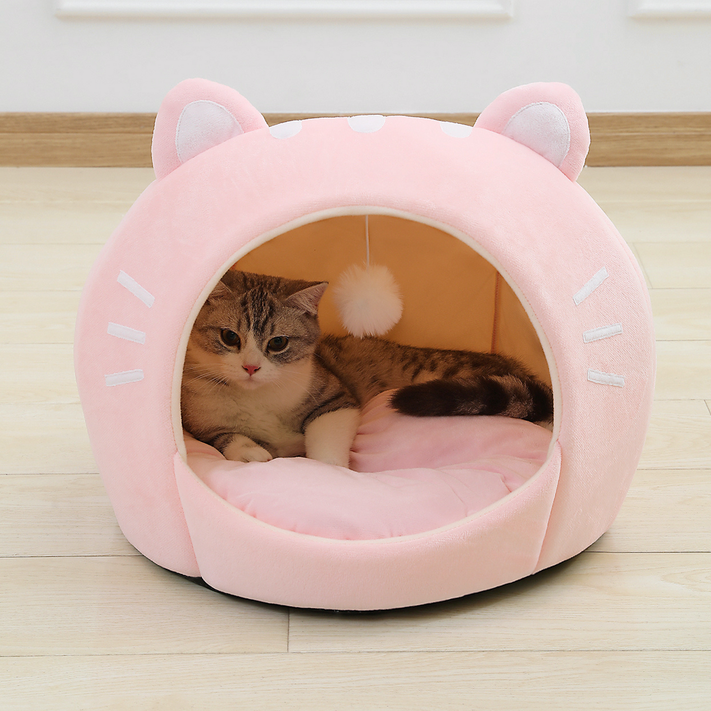 Pink Kitty Cat Bed