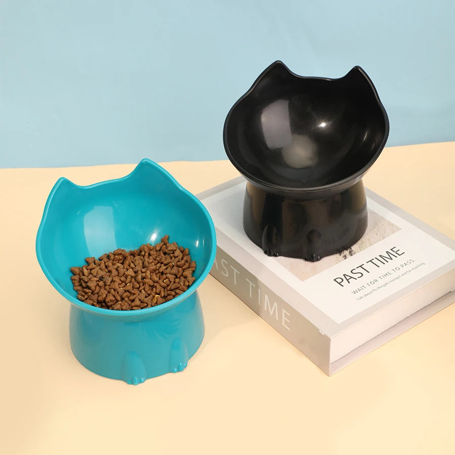 Elevated Anti-Tip Cat Bowl