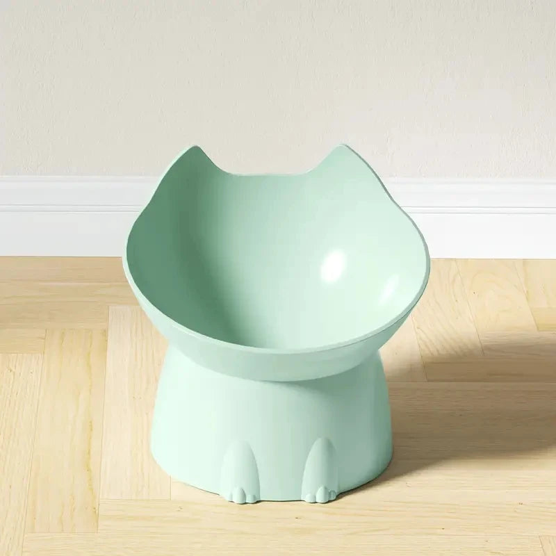 Elevated Anti-Tip Cat Bowl