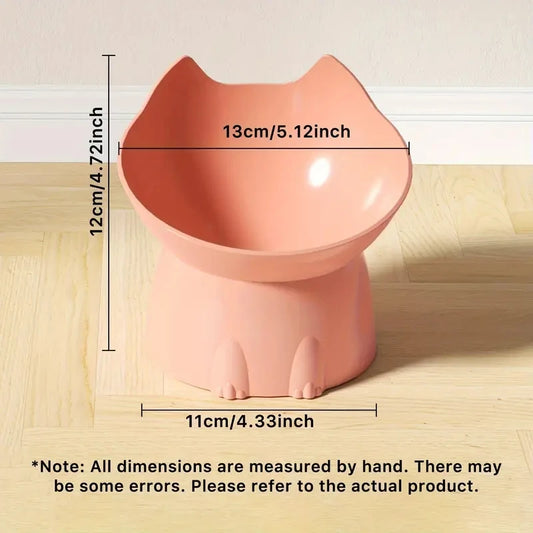 Elevated Anti-Tip Cat Bowl