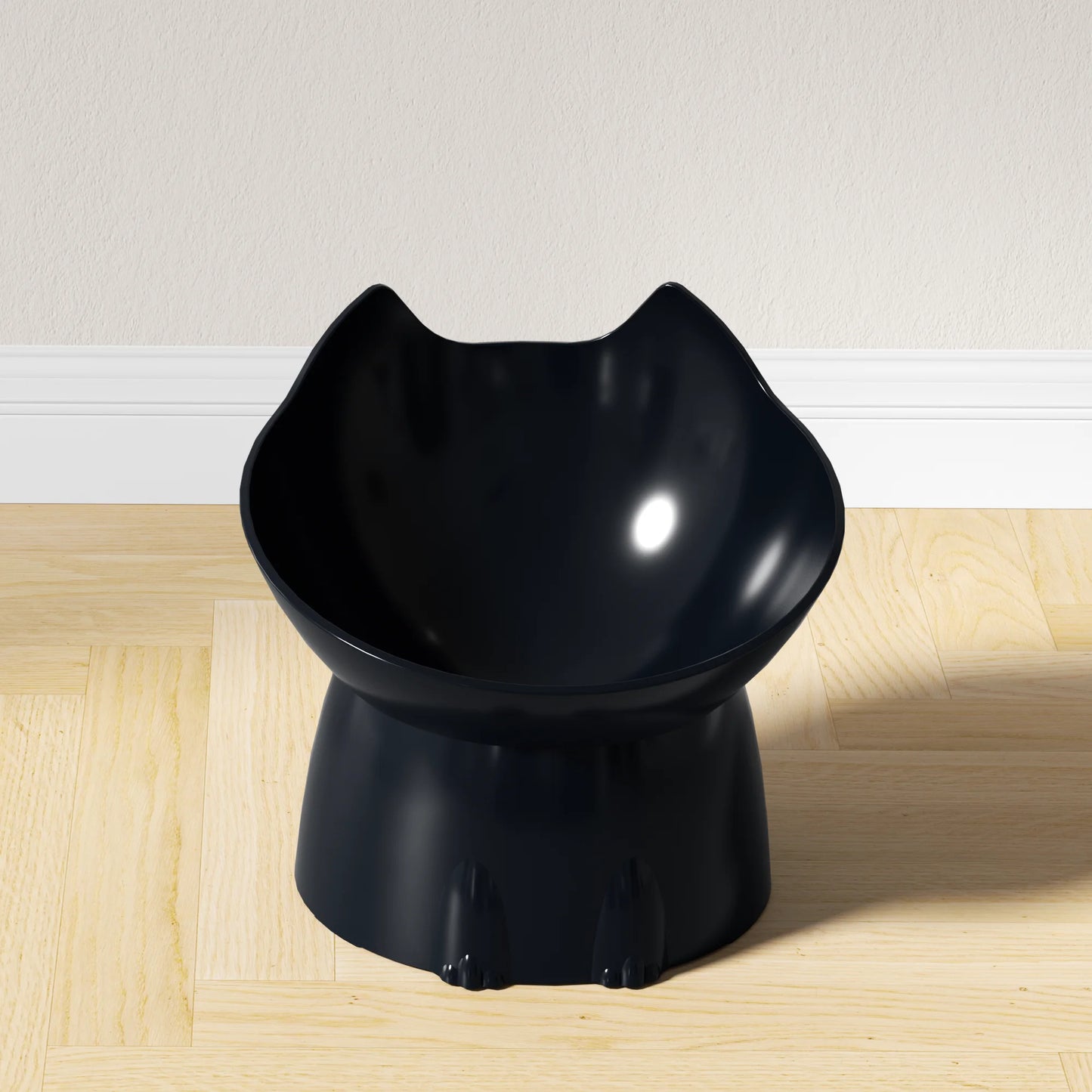 Elevated Anti-Tip Cat Bowl