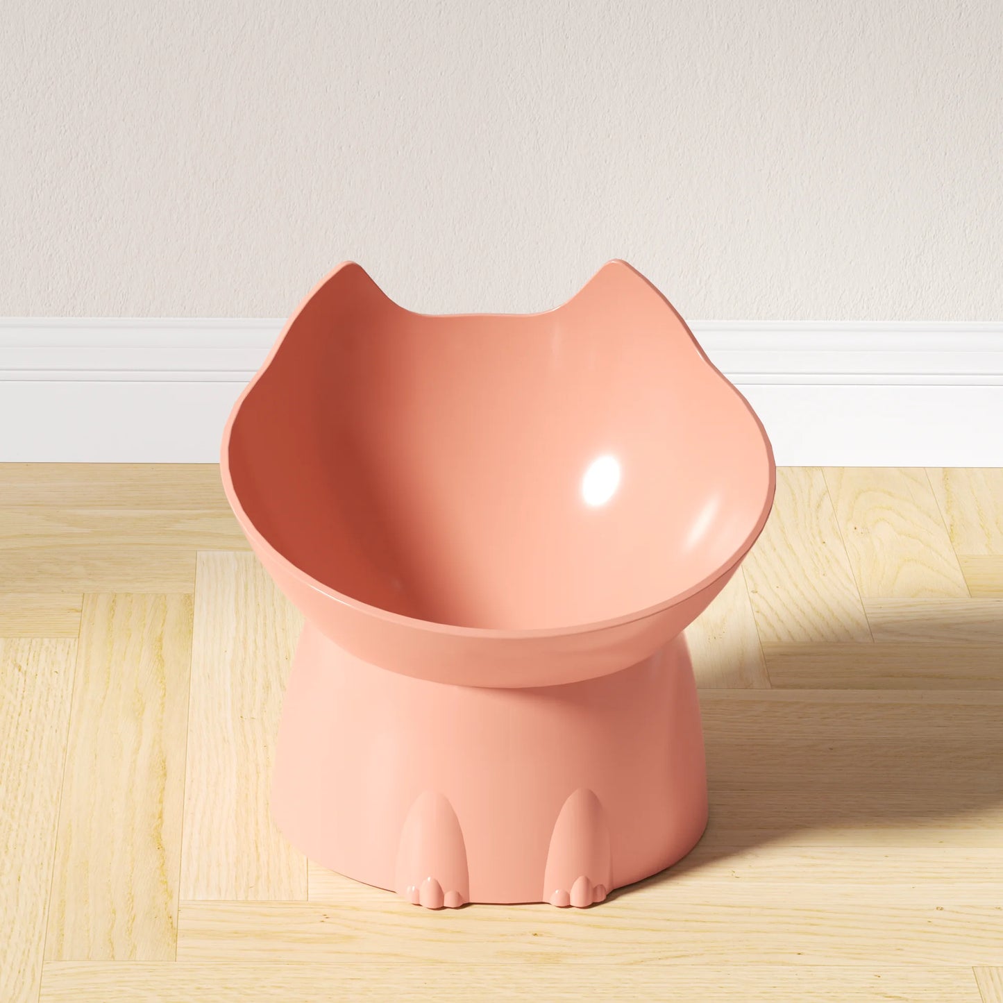 Elevated Anti-Tip Cat Bowl