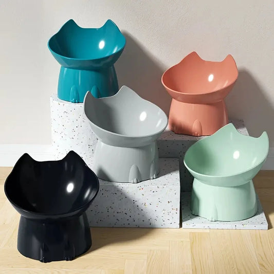 Elevated Anti-Tip Cat Bowl