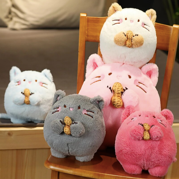 Fat Mouse with Peanut Plushie