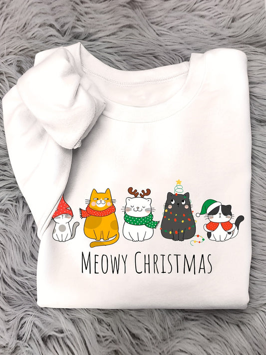 Meowy Christmas Sweatshirt