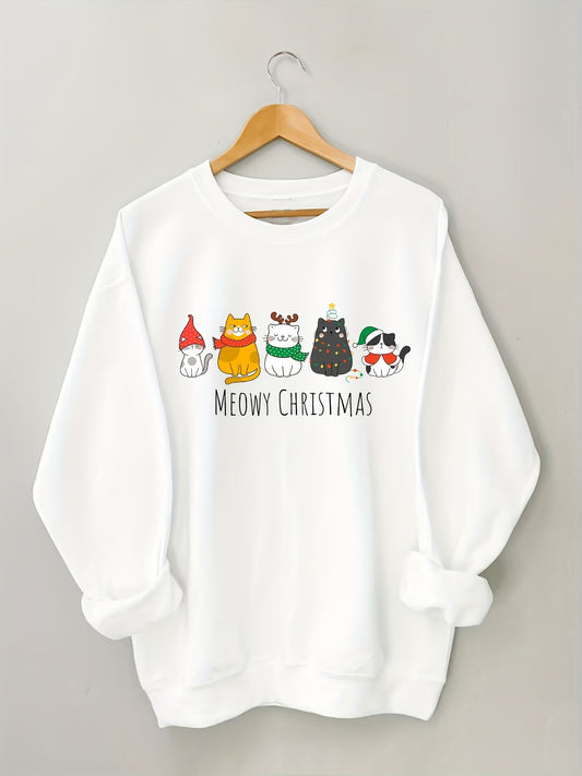 Meowy Christmas Sweatshirt