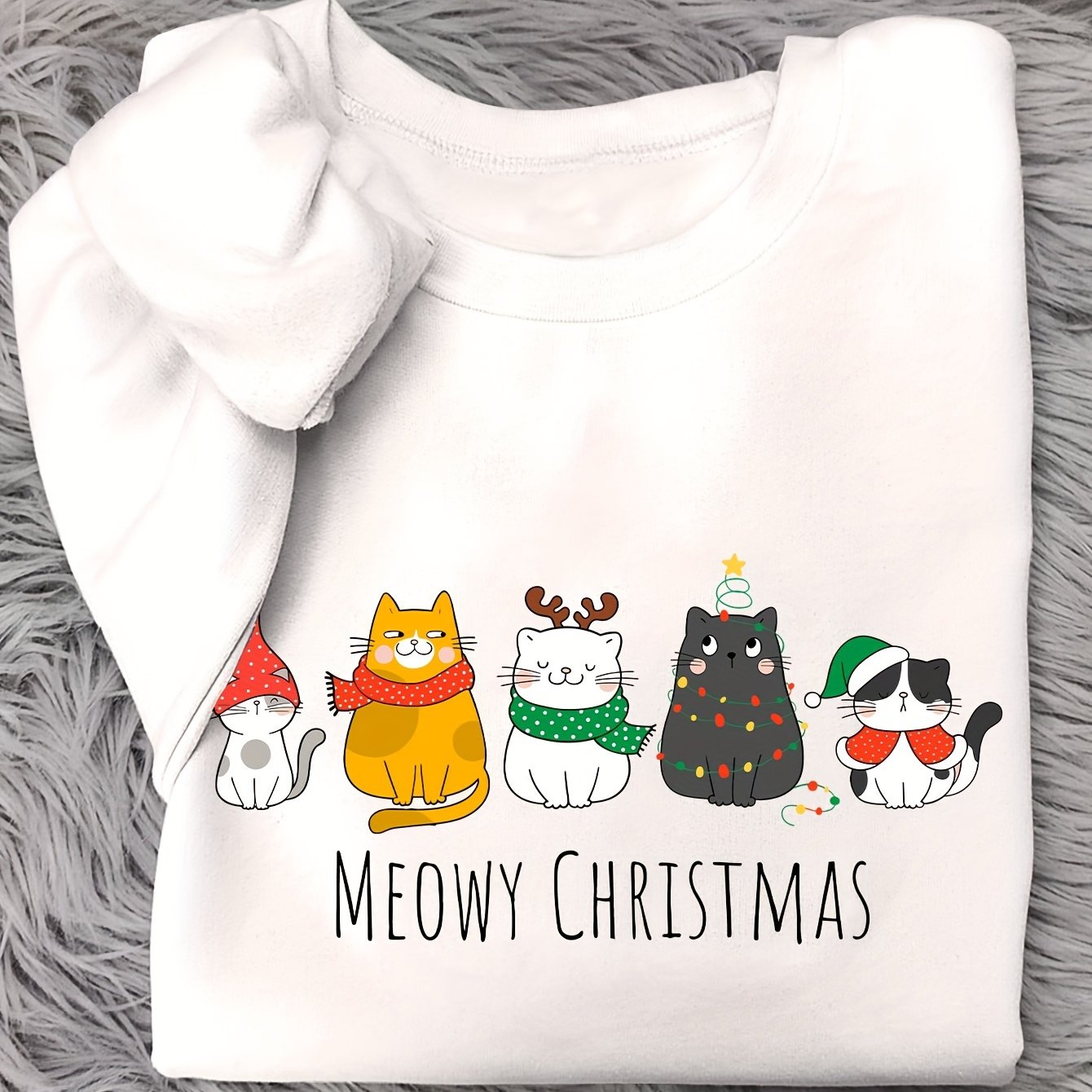 Meowy Christmas Sweatshirt